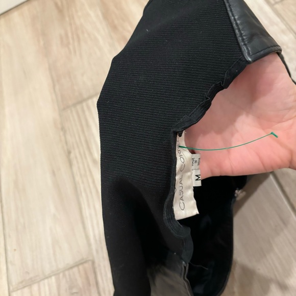 black pleather zip vest - Picture 8 of 8